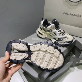 Balenciaga Track.2 Fashion Thick Soles Sneakers For Men And Women Beige