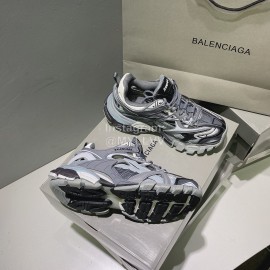 Balenciaga Track.2 Fashion Thick Soles Sneakers For Men And Women Gray