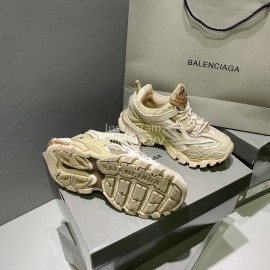 Balenciaga Track.2 Fashion Thick Soles Beige Sneakers For Men And Women