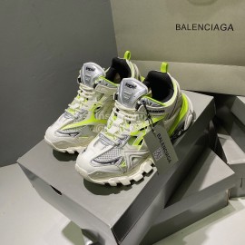 Balenciaga Track.2 Fashion Thick Soles Sneakers For Men And Women Yellow