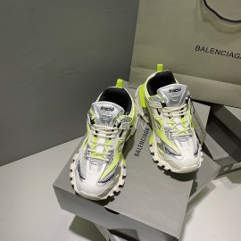 Balenciaga Track.2 Fashion Thick Soles Sneakers For Men And Women Yellow