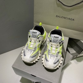 Balenciaga Track.2 Fashion Thick Soles Sneakers For Men And Women Yellow