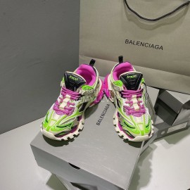 Balenciaga Track.2 New Thick Soles Sneakers For Men And Women Purple