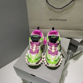Balenciaga Track.2 New Thick Soles Sneakers For Men And Women Purple