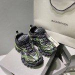 Balenciaga Track.2 New Thick Soles Sneakers For Men And Women Green