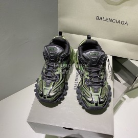 Balenciaga Track.2 New Thick Soles Sneakers For Men And Women Green