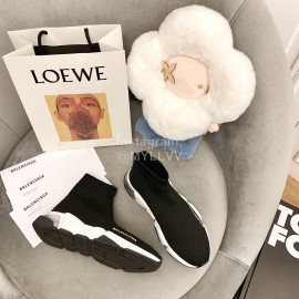 Balenciaga Fashion Couple Elastic Sock Shoes 