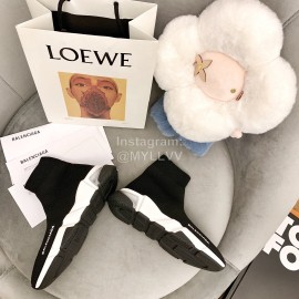Balenciaga Fashion Couple Elastic Sock Shoes 