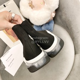 Balenciaga Fashion Couple Elastic Sock Shoes 