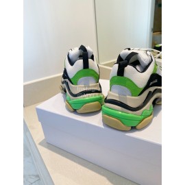 Balenciaga Cowhide Mesh Thick Soled Sneakers For Men And Women