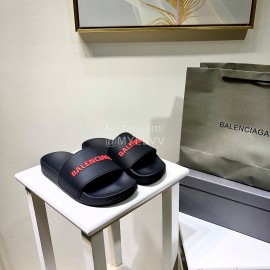 Balenciaga Fashion Red Letter Printing Light Slippers For Men And Women