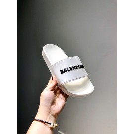 Balenciaga Fashion Letter Printing Light Slippers For Men And Women White