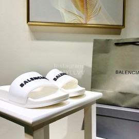 Balenciaga Fashion Letter Printing Light Slippers For Men And Women White