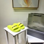 Balenciaga Fashion Letter Printing Light Slippers For Men And Women Yellow