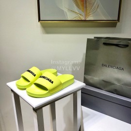 Balenciaga Fashion Letter Printing Light Slippers For Men And Women Yellow