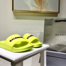 Balenciaga Fashion Letter Printing Light Slippers For Men And Women Yellow