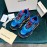 Balenciaga Triple-S Blue Cowhide Canvas Mesh Sneakers For Men And Women 