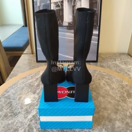 Balenciaga Autumn Winter New Thickened Knitted Socks Boots Black