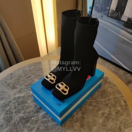Balenciaga Autumn Winter New Thickened Knitted Socks Boots 