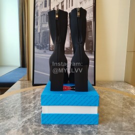 Balenciaga Autumn Winter New Thickened Knitted Socks Boots 