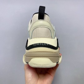 Balenciaga Fashion Thick Soles Mesh Sneakers For Men And Women Gray