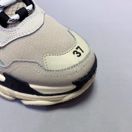 Balenciaga Fashion Thick Soles Mesh Sneakers For Men And Women Gray