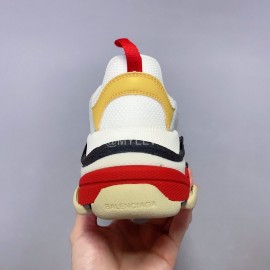 Balenciaga Fashion Thick Soles Mesh Sneakers For Men And Women Pink