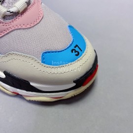 Balenciaga Fashion Thick Soles Mesh Gray Sneakers For Men And Women