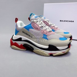 Balenciaga Fashion Thick Soles Mesh Gray Sneakers For Men And Women
