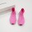 Balenciaga Breathable Stretch Cloth Socks Boots For Kids Pink