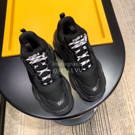 Balenciaga Fashion Thick Soles Sneakers For Women Black