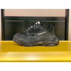 Balenciaga Fashion Thick Soles Sneakers For Women Black