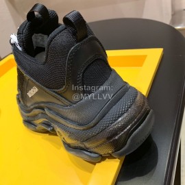 Balenciaga Fashion Thick Soles Sneakers For Women Black