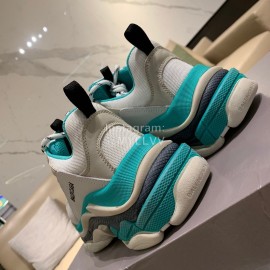 Balenciaga Triples New Thick Soles Sneakers For Men And Women Green