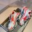Balenciaga Triples New Thick Soles Sneakers For Men And Women Orange Red