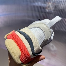 Balenciaga Triples New Thick Soles Sneakers For Men And Women White