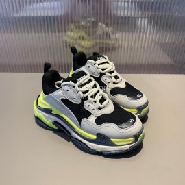 Balenciaga Triples New Thick Soles Sneakers For Men And Women Yellow