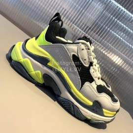 Balenciaga Triples New Thick Soles Sneakers For Men And Women Yellow