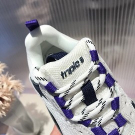 Balenciaga Triples New Thick Soles White Sneakers For Men And Women 