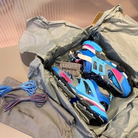 Balenciaga Triples New Blue Thick Soles Sneakers For Men And Women 