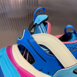 Balenciaga Triples New Blue Thick Soles Sneakers For Men And Women 