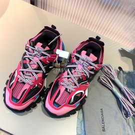 Balenciaga Triples New Thick Soles Sneakers For Men And Women Pink