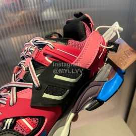 Balenciaga Triples New Thick Soles Sneakers For Men And Women Pink