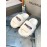 Balenciaga Winter Wool Slippers For Women White