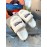 Balenciaga Winter Wool Slippers For Women White