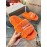 Balenciaga Winter Wool Slippers For Women Orange