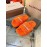 Balenciaga Winter Wool Slippers For Women Orange