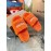 Balenciaga Winter Wool Slippers For Women Orange
