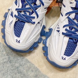 Balenciaga Track3.0 Lace Up Sneakers For Men And Women Blue