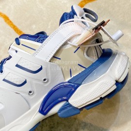 Balenciaga Track3.0 Lace Up Sneakers For Men And Women Blue